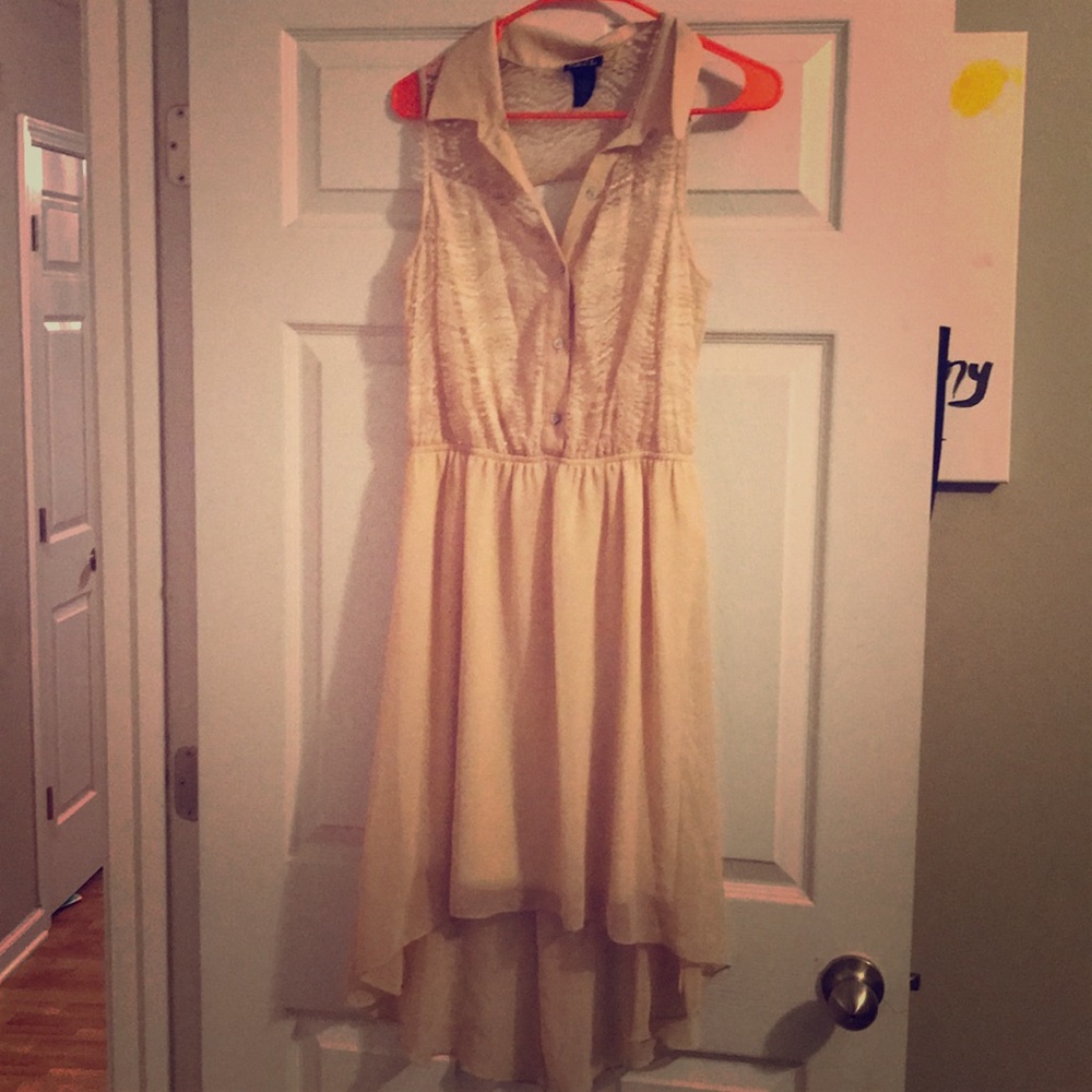 Cream colored dress